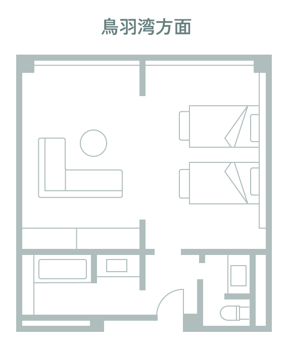 客室図